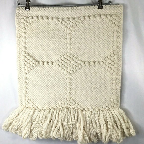 Carousel Carpets Other - Tapestry~100% Wool~Woven~Wall Art~Ivory~Boho~